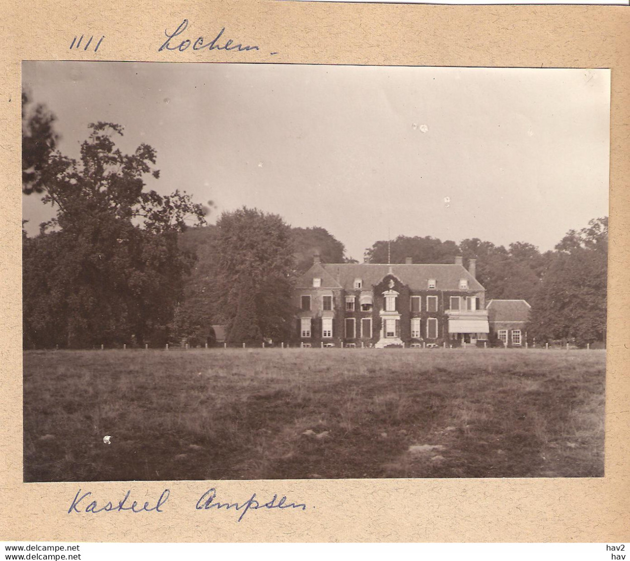 Lochem Kasteel Ampsen Originele Foto 1916 KE2824 - Lochem