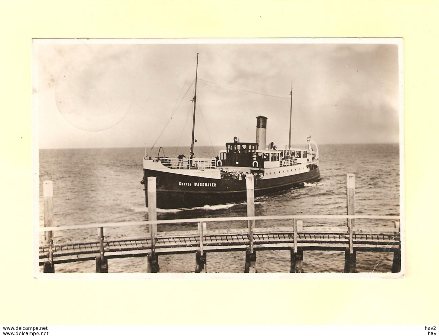 Texel Schip De Dokter Wagemaker 1939 RY31539 - Texel