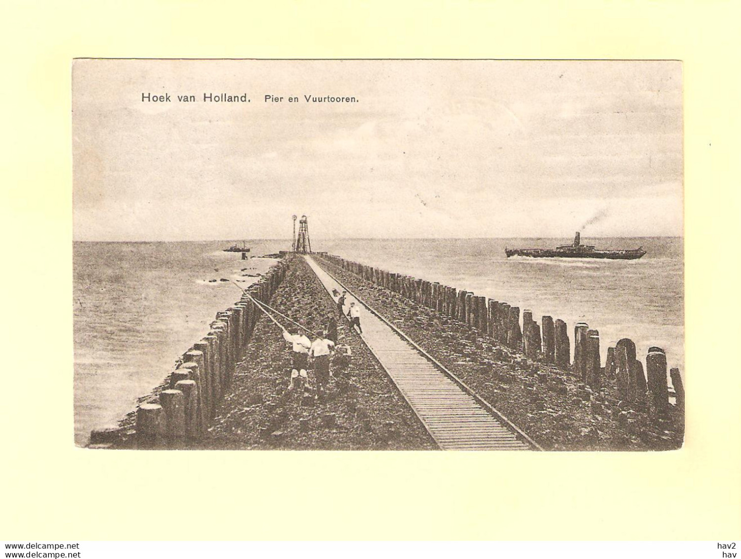 Hoek Van Holland Pier, Schip 1910 RY31391 - Hoek Van Holland