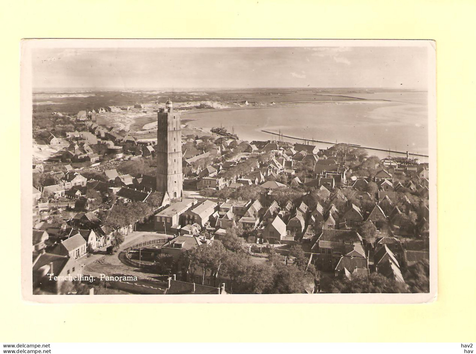 Terschelling Panorama Met Vuurtoren RY31208 - Terschelling