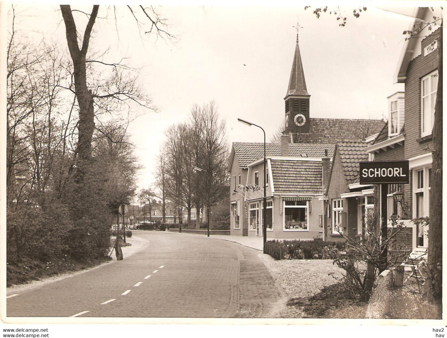 Schoorl Ingang Dorp Foto Voor Kaart KE2429 - Schoorl