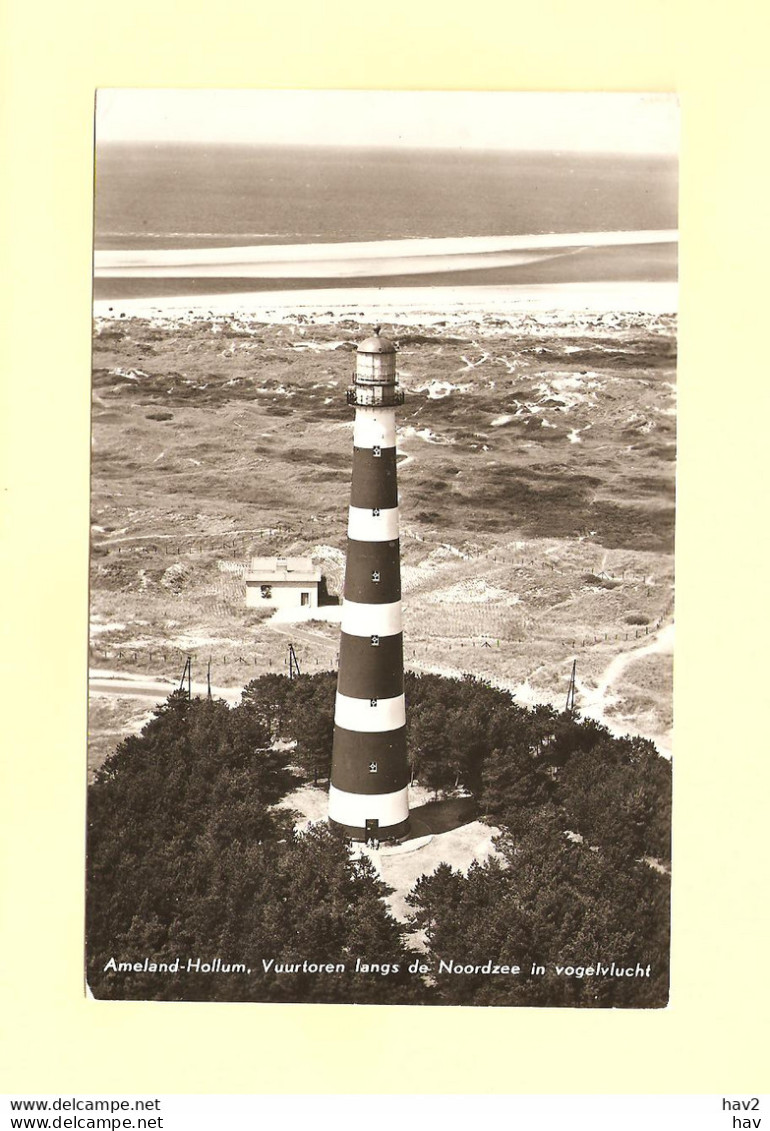 Ameland  Vuurtoren In Vogelvlucht RY31021 - Ameland