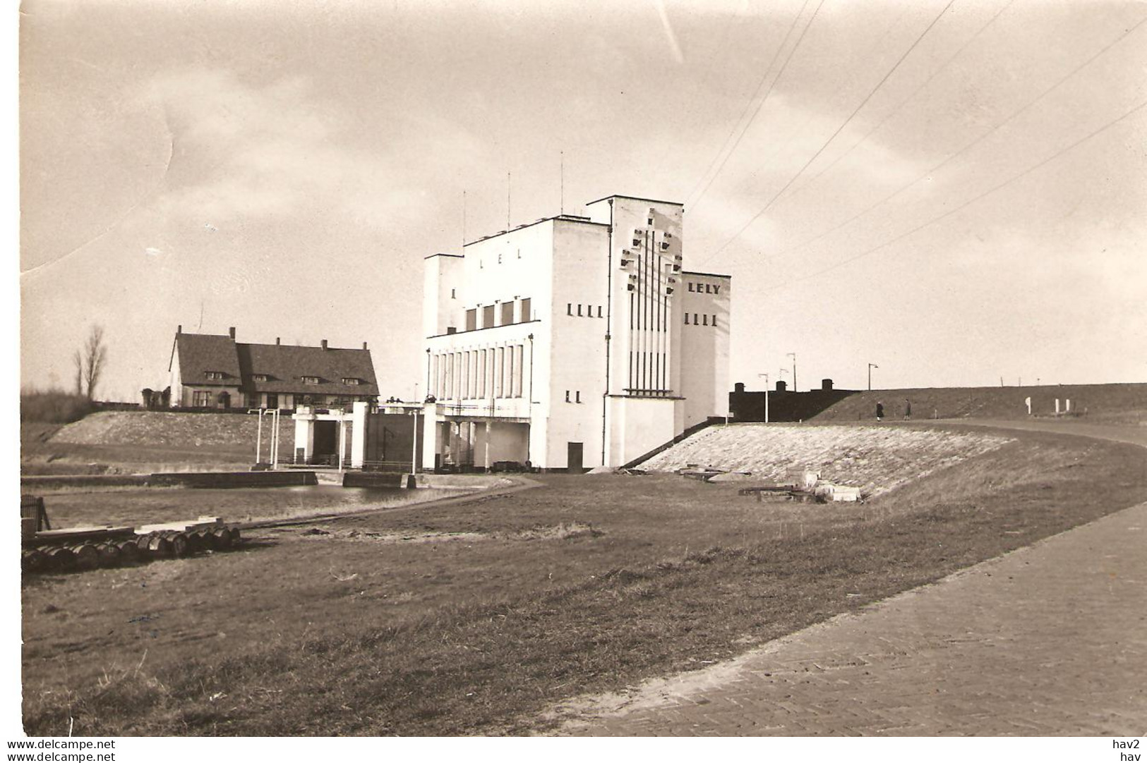 Medemblik Gemaal Lely Originele Foto Prentbriefkaart KE2316 - Medemblik