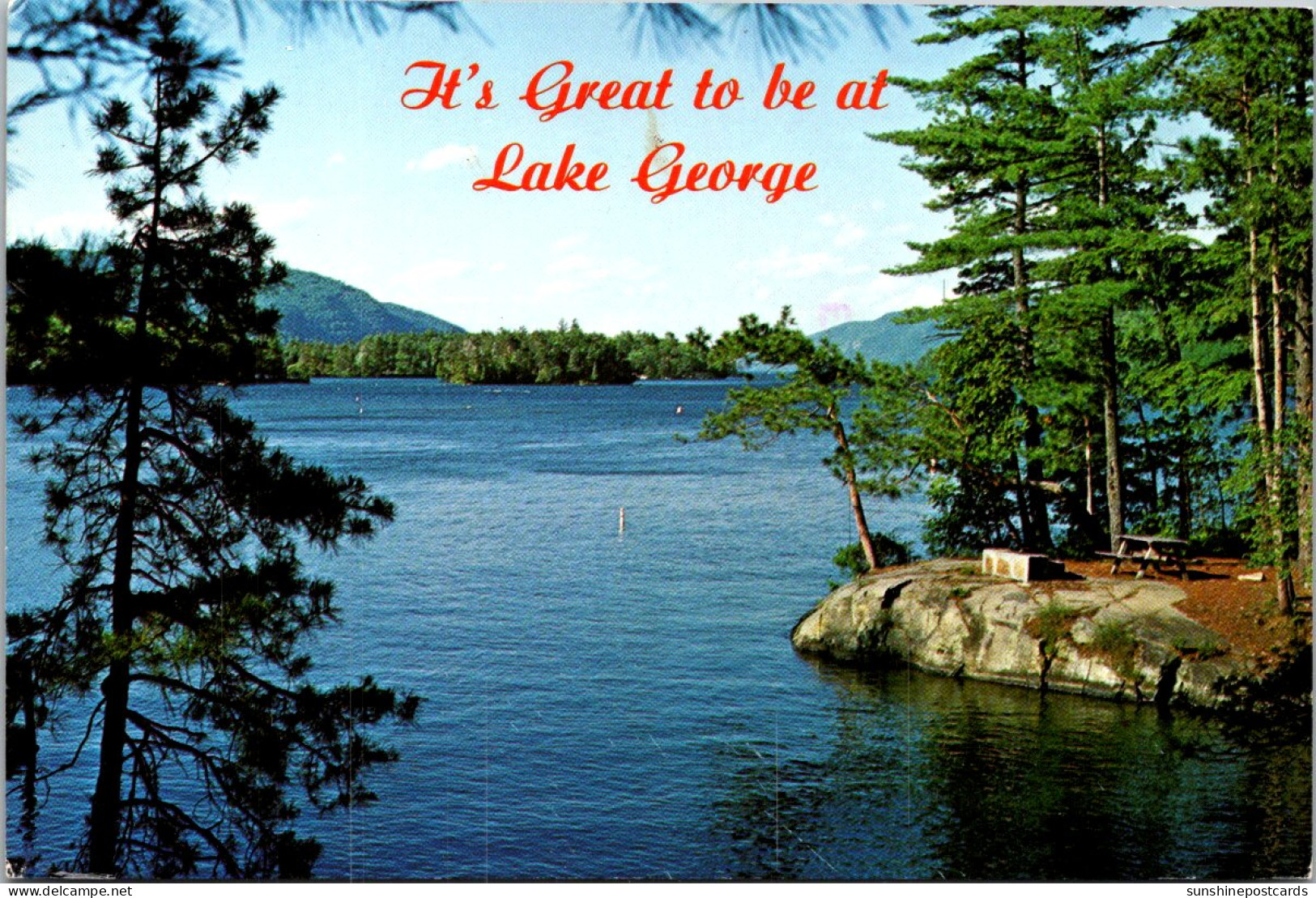 New York Lake George It's Great To Be Here 1991 - Lake George