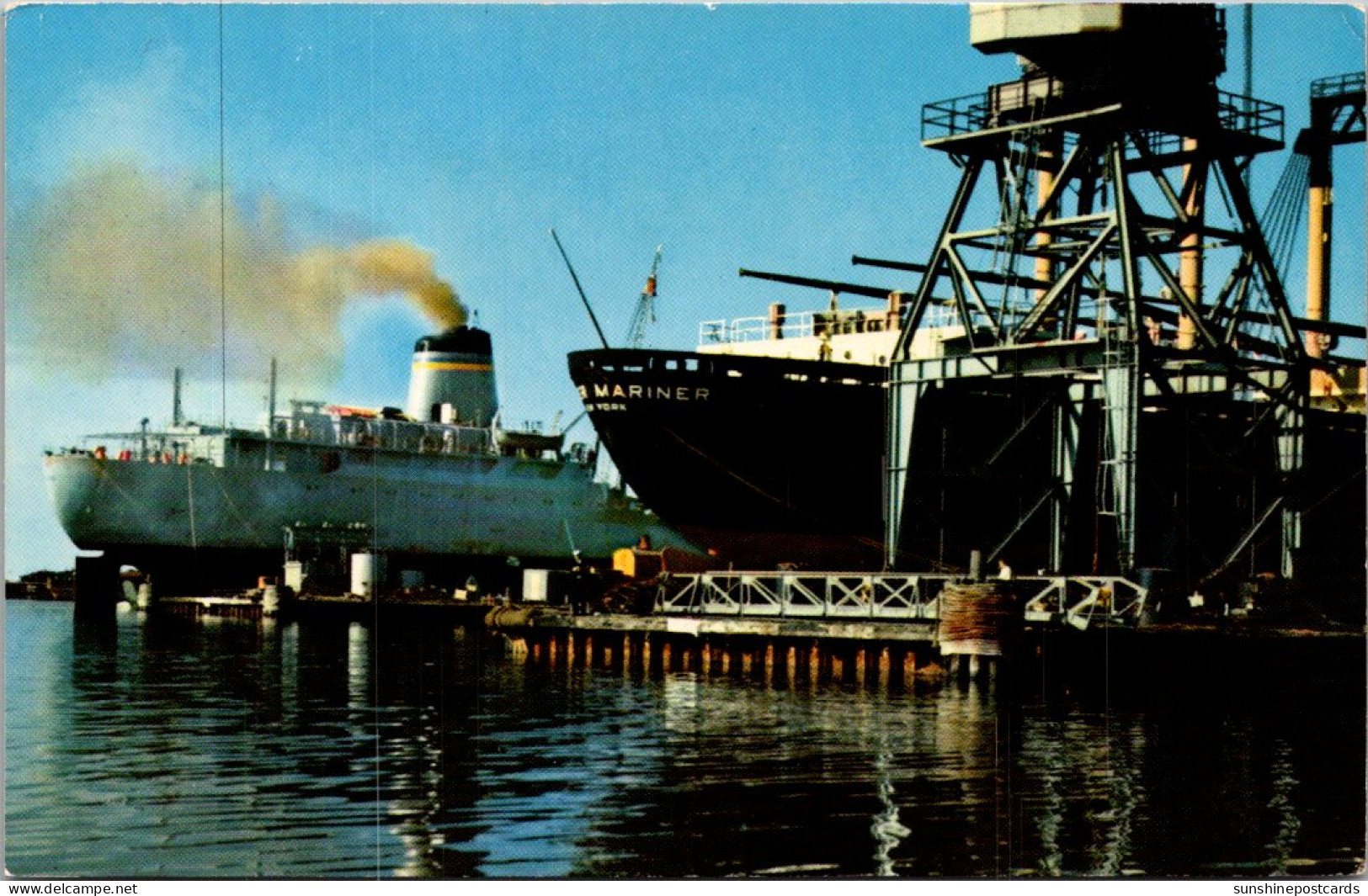 Mississippi Pascagoula Harbor Ships In For Repair - Altri & Non Classificati