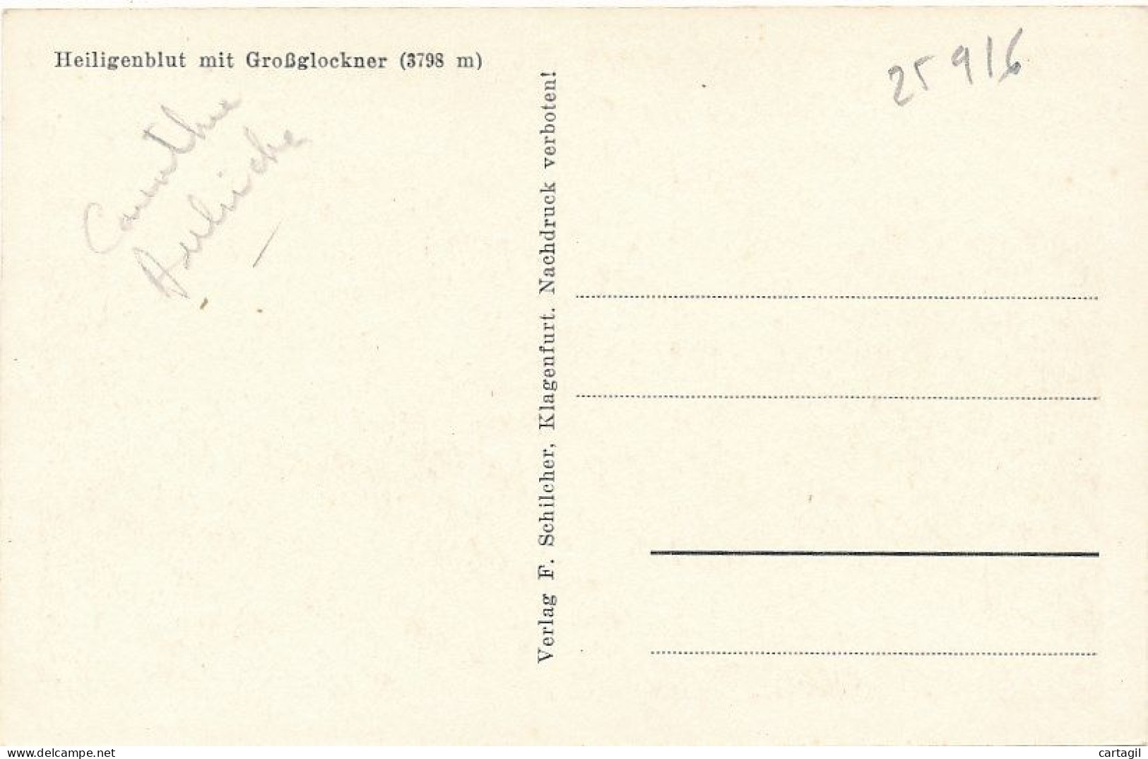 CPA-25916-Autriche ( Osterreich- Kärnten  )-Heiligenblut -Gesammt Mit Grossglockner-Envoi Gratuit - Heiligenblut