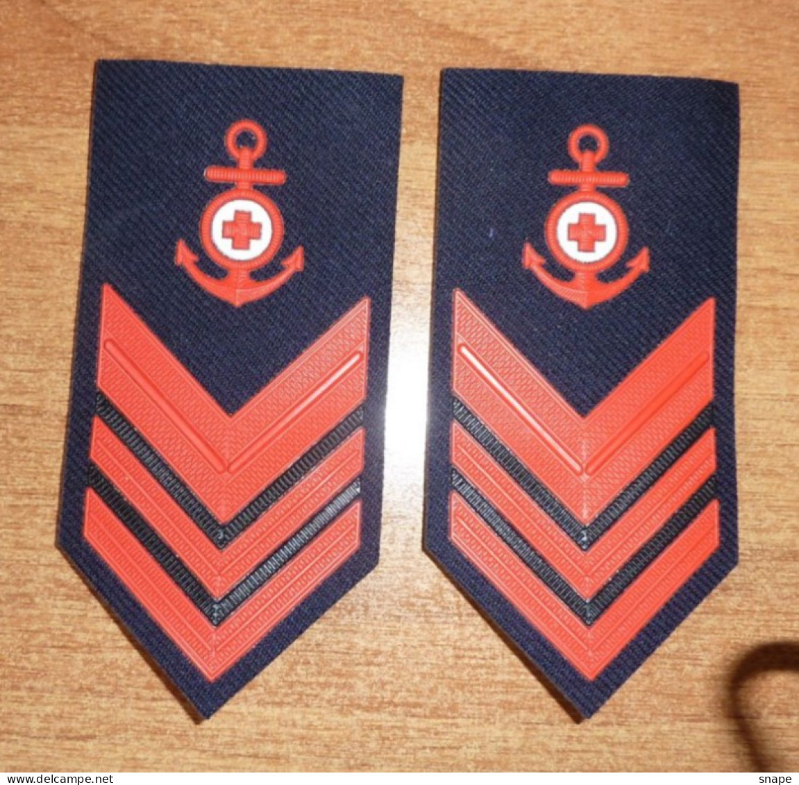 Sottocapo INFERMIERE - Marina Militare - Gradi  Manica Invernali Post 1970 -  Italian Navy Seaman Ranks  (rif.269) - Marinera