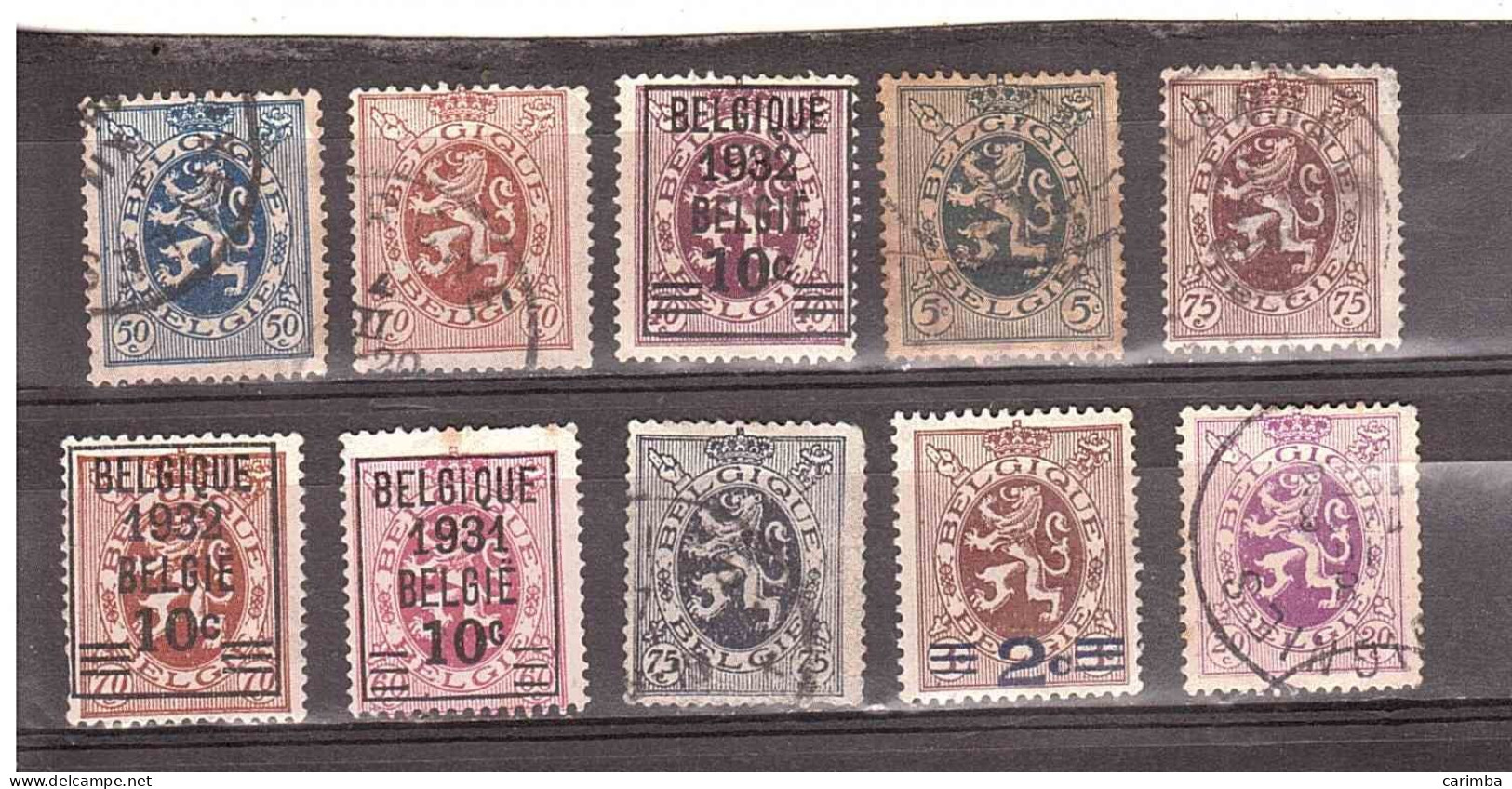10 VALORI - 1929-1937 Heraldieke Leeuw