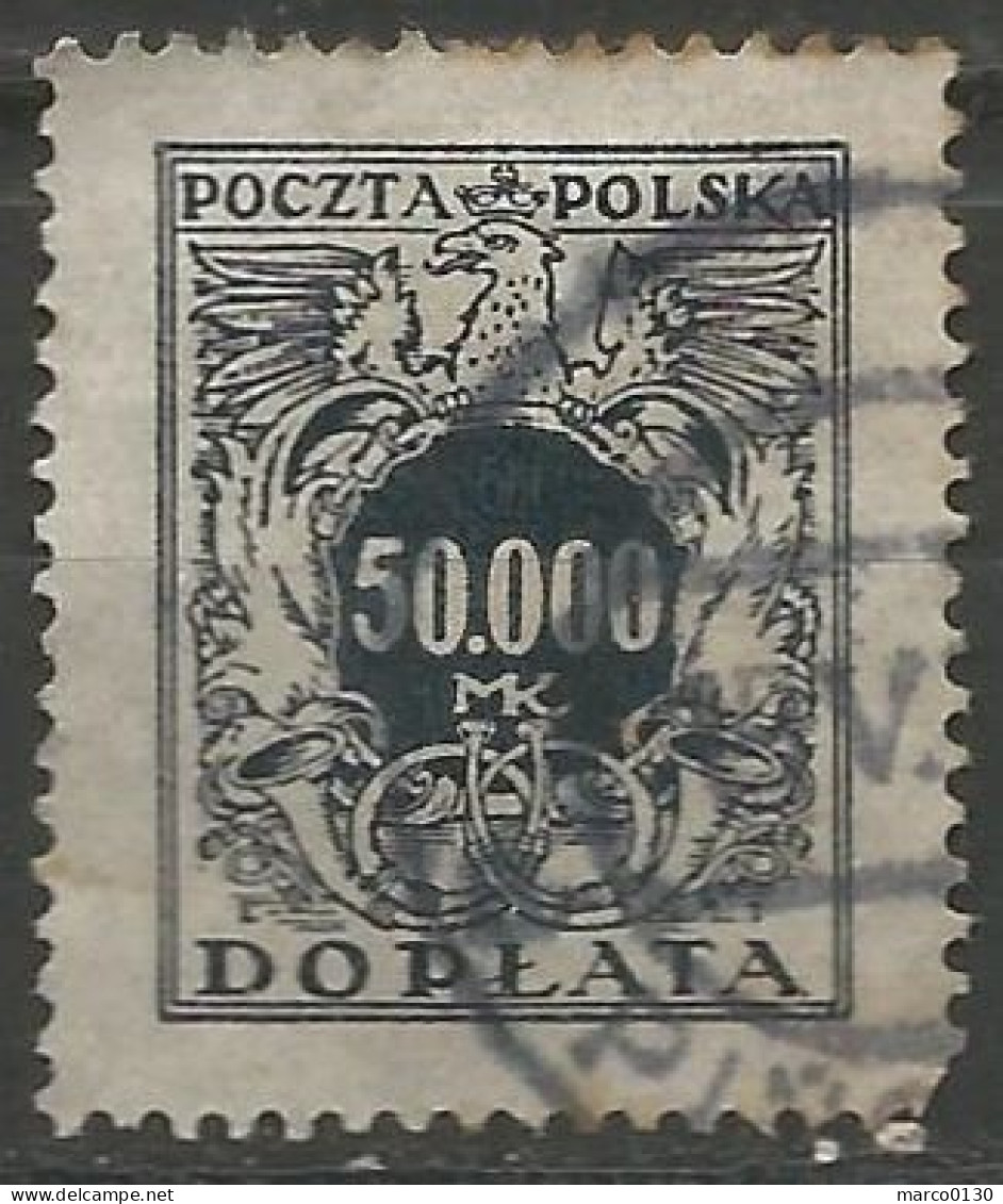 POLOGNE / TAXE N° 54 OBLITERE - Postage Due