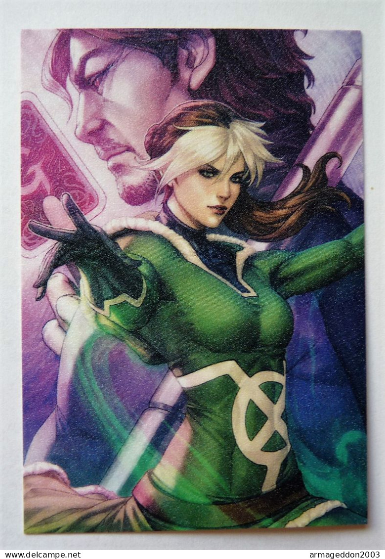 CARTE SEXY GIRL WAIFU BEAUTY MANGA MINT PAILLETTE Polaris X Men - Marvel