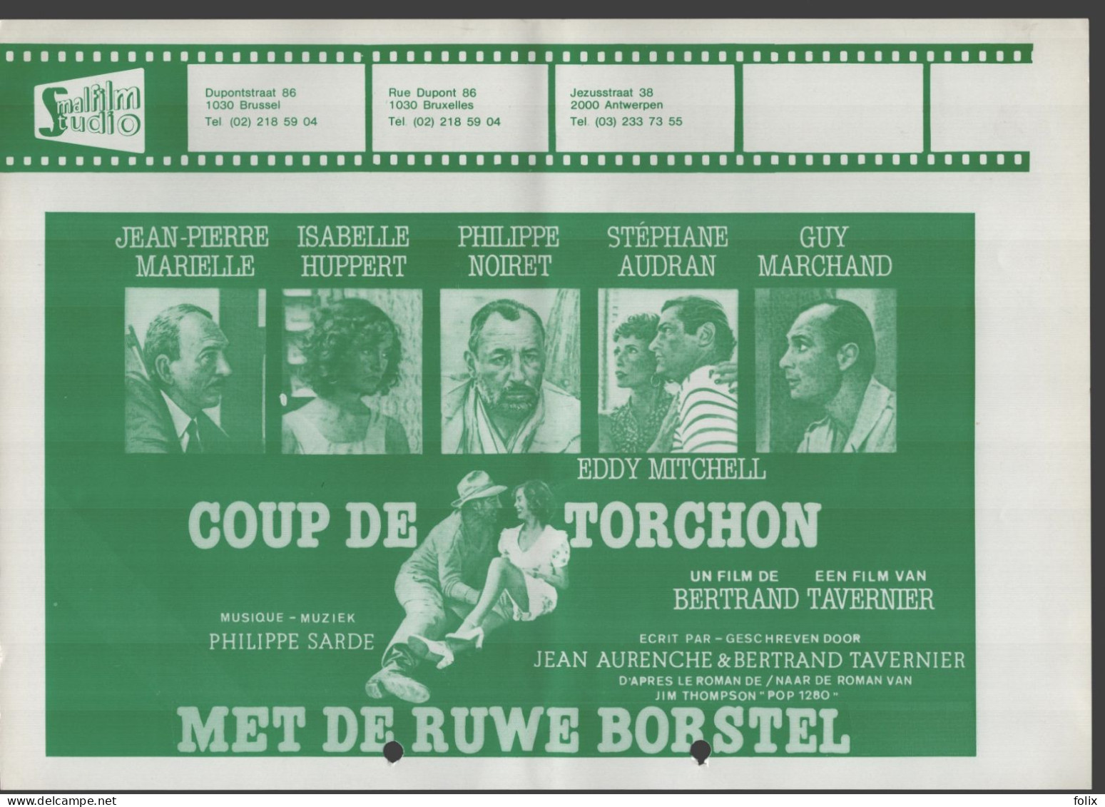 Coup De Torchon - A4 Smalfilm Studio Promotional Poster / Affiche With Synopsis - Affiches & Posters