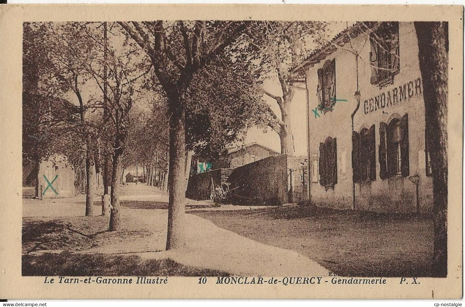 MONTCLAR DE QUERCY - GENDARMERIE - Montclar De Quercy