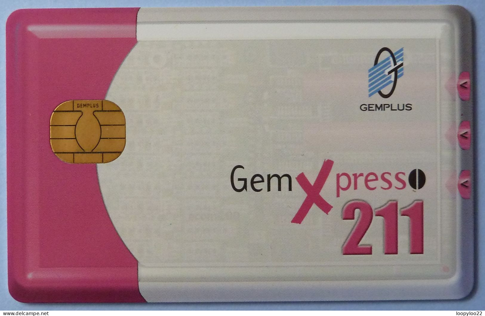 FRANCE - Chip - Gemplus Smartcard Demo - GemXpress 211 - Java - “600 Agences”