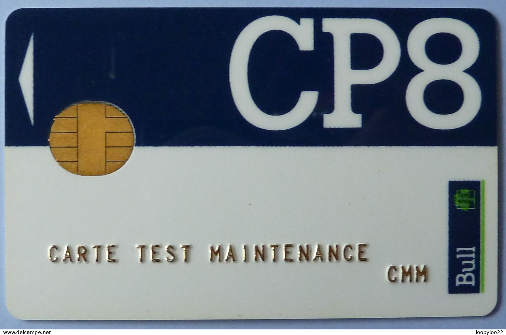 FRANCE - Smart Card - Blue Bull - CP8 Test / Demo - Carte Test Maintenance - RRR - Ad Uso Privato