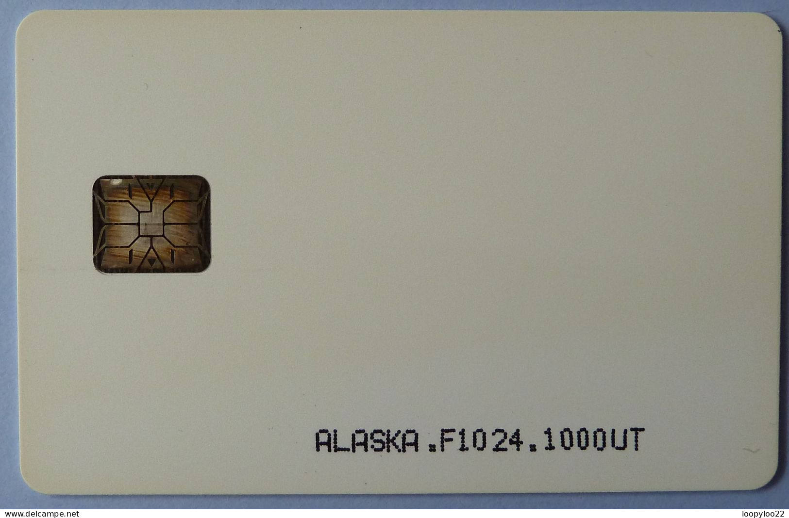 ALASKA -  1st Demo / Test Card - Schlumberger - F1024 - 1000 Units - RRR - [2] Chip Cards