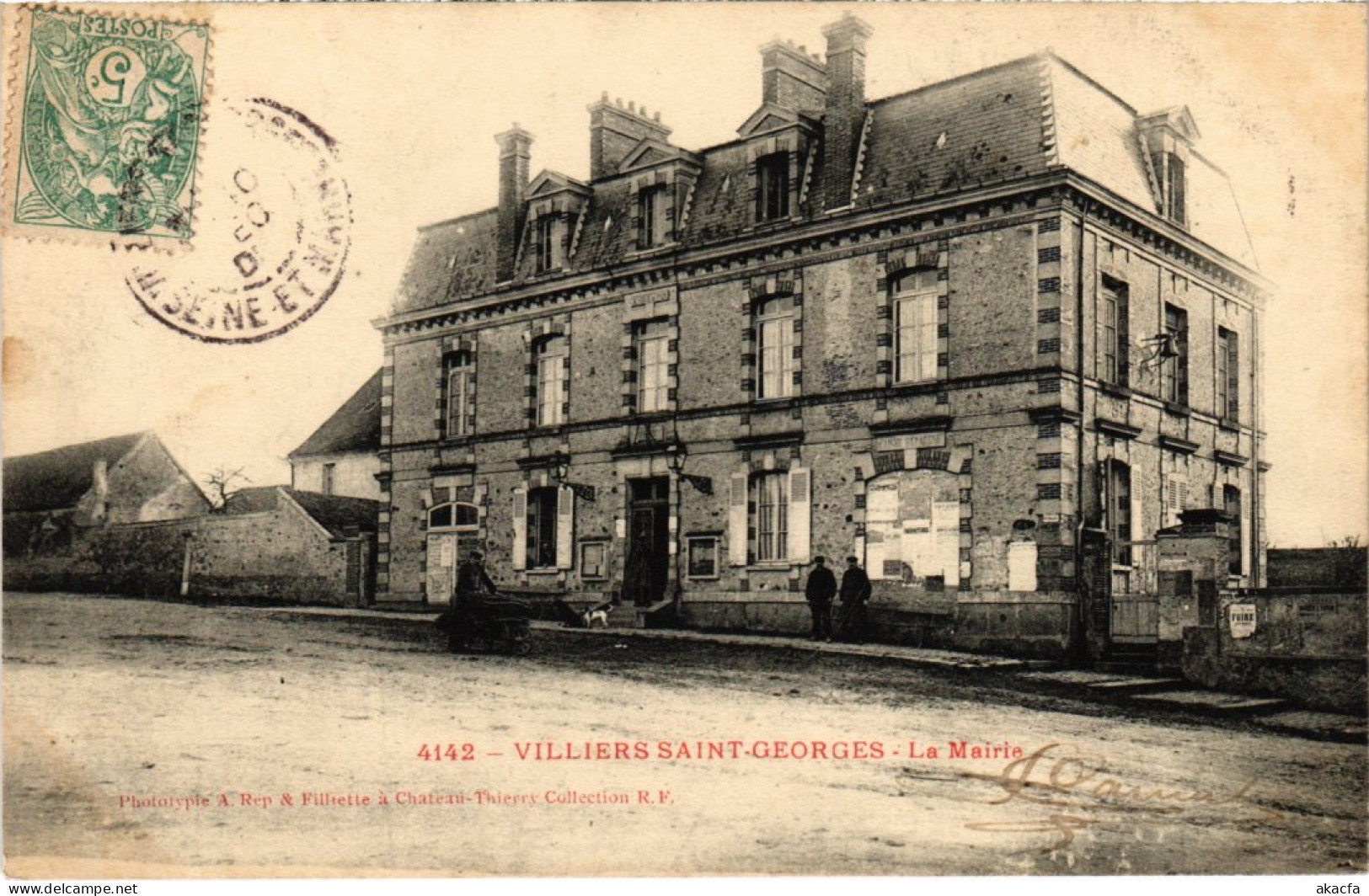 CPA VILLIERS-SAINT-GEORGES La Mairie (1328845) - Villiers Saint Georges
