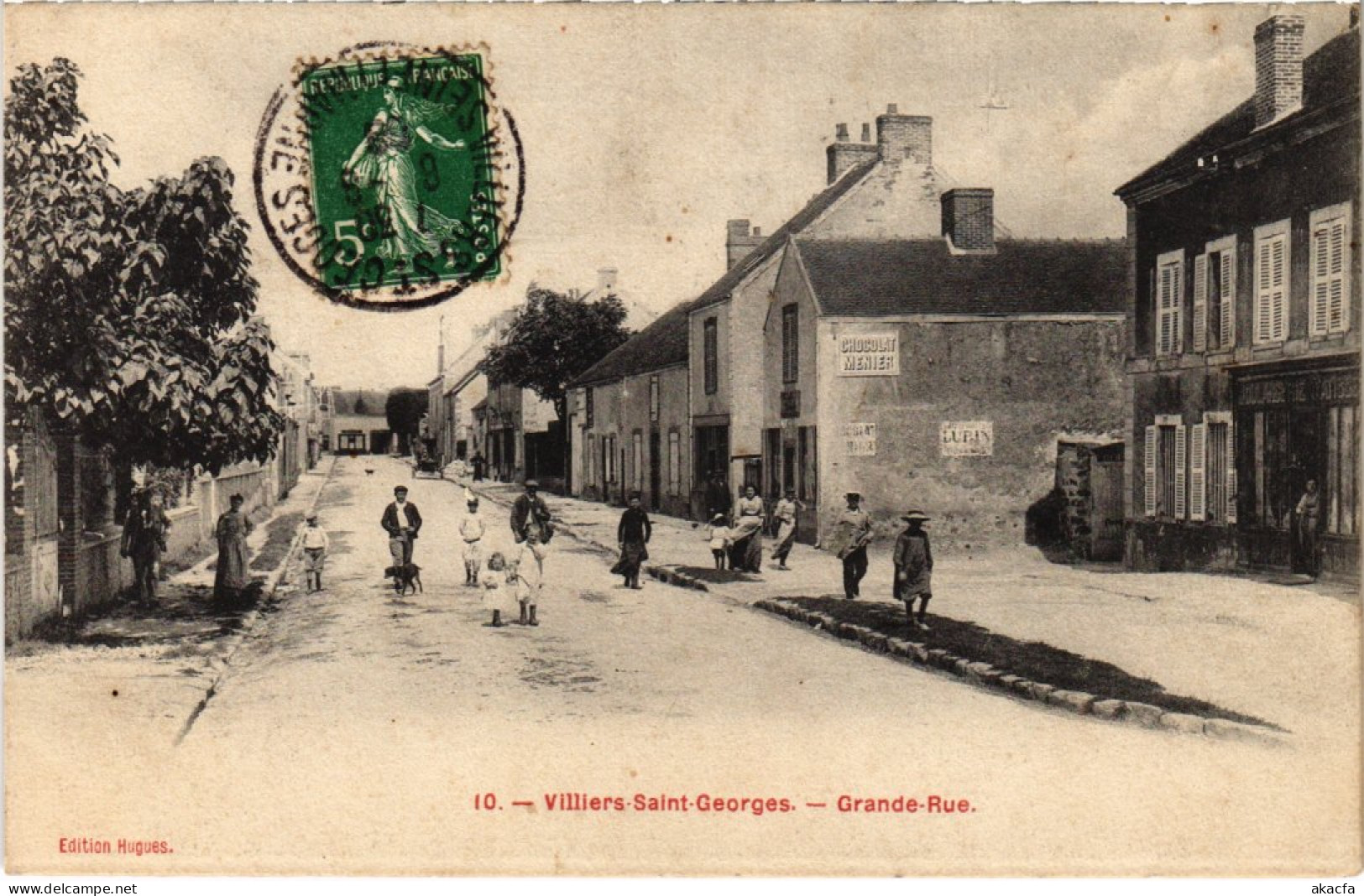 CPA VILLIERS-SAINT-GEORGES Grande Rue (1328847) - Villiers Saint Georges