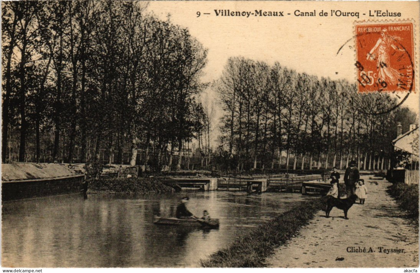 CPA VILLENOY MEAUX - Canal De L'Ourcq - L'Ecluse (1328886) - Villenoy