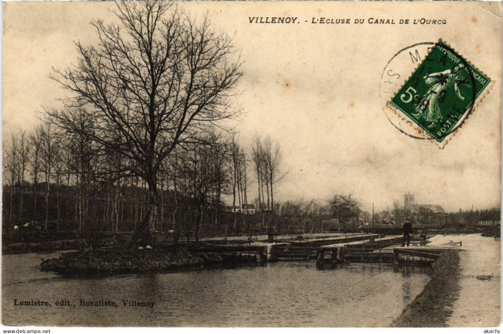 CPA VILLENOY L'Ecluse Du Canal De L'Ourcq (1328890) - Villenoy