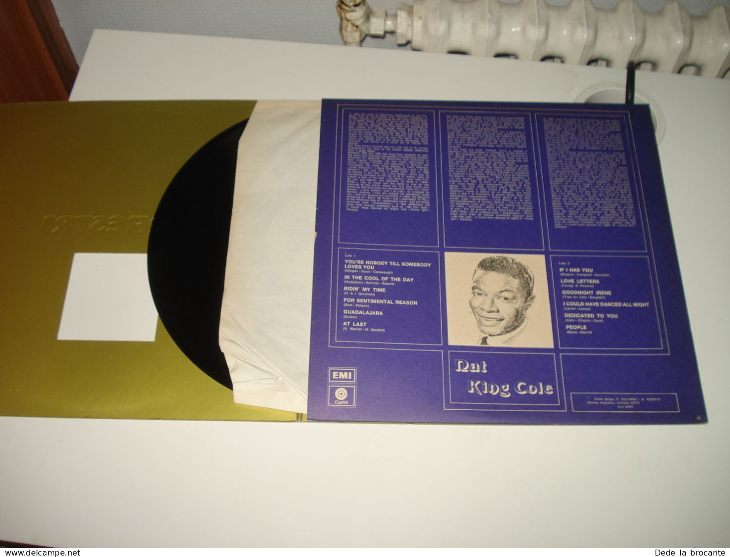 B9 / Nat King Cole  - Capitol Records  - 3C 064-81435 - Italy  1973  M/EX - Jazz