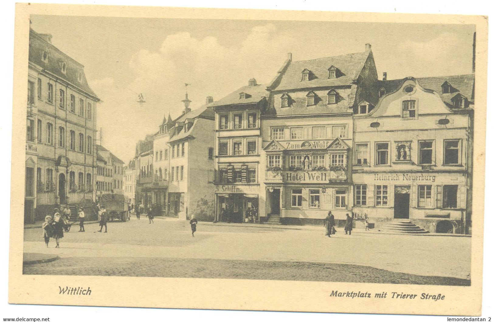 Wittlich - Marktplatz Mit Trierer Stasse - Wittlich