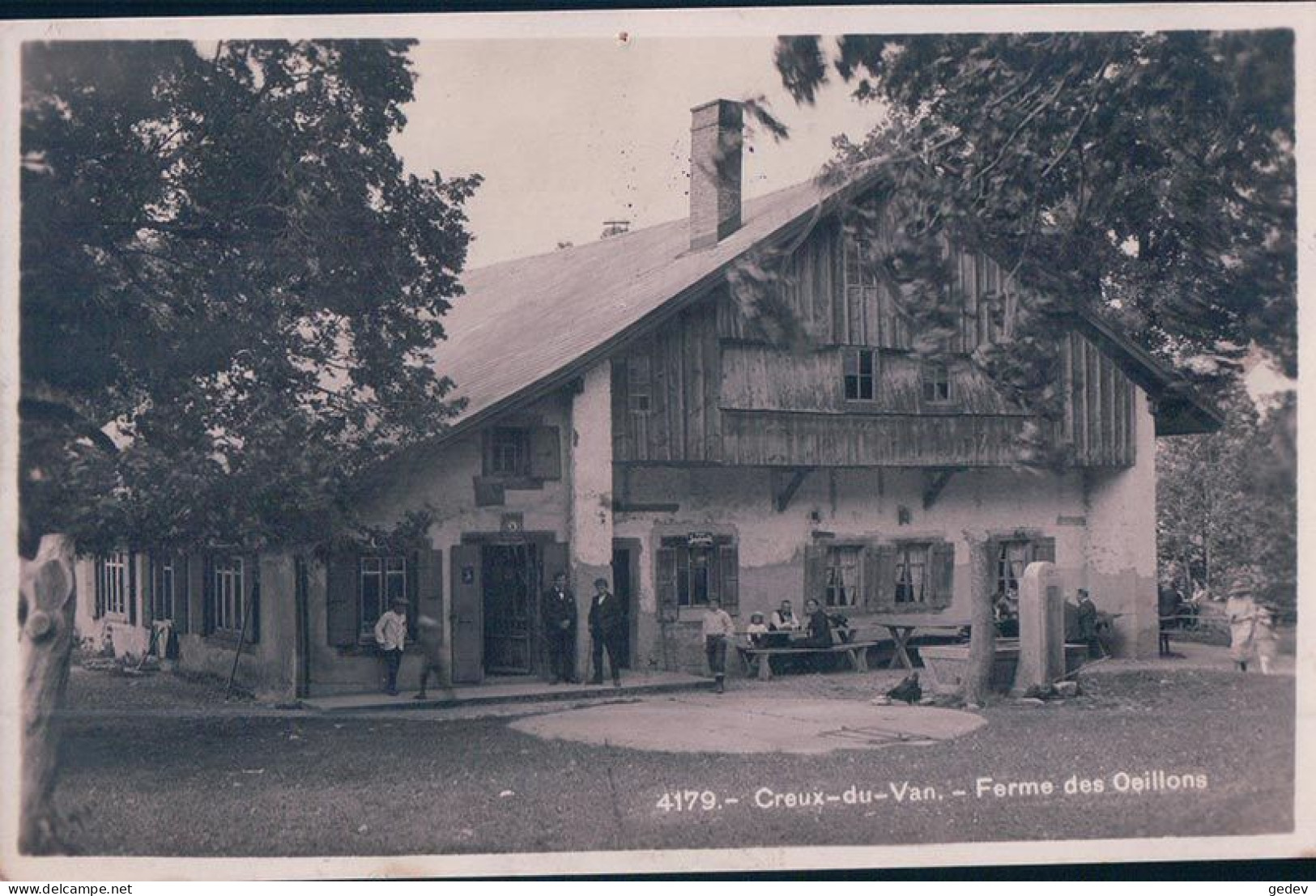 Noiraigue NE, Ferme Des Oeillons Creux Du Van (17.8.1925) - Noiraigue 