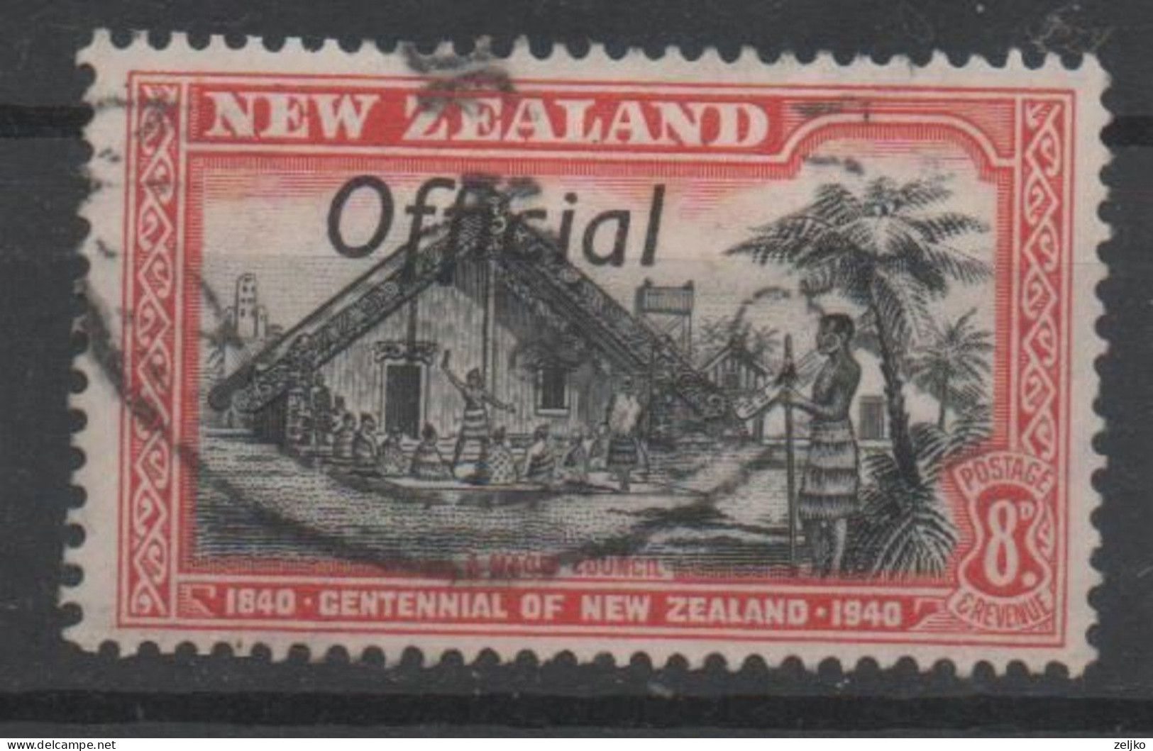 New Zealand, Used, 1940, Official Michel 67 - Oblitérés