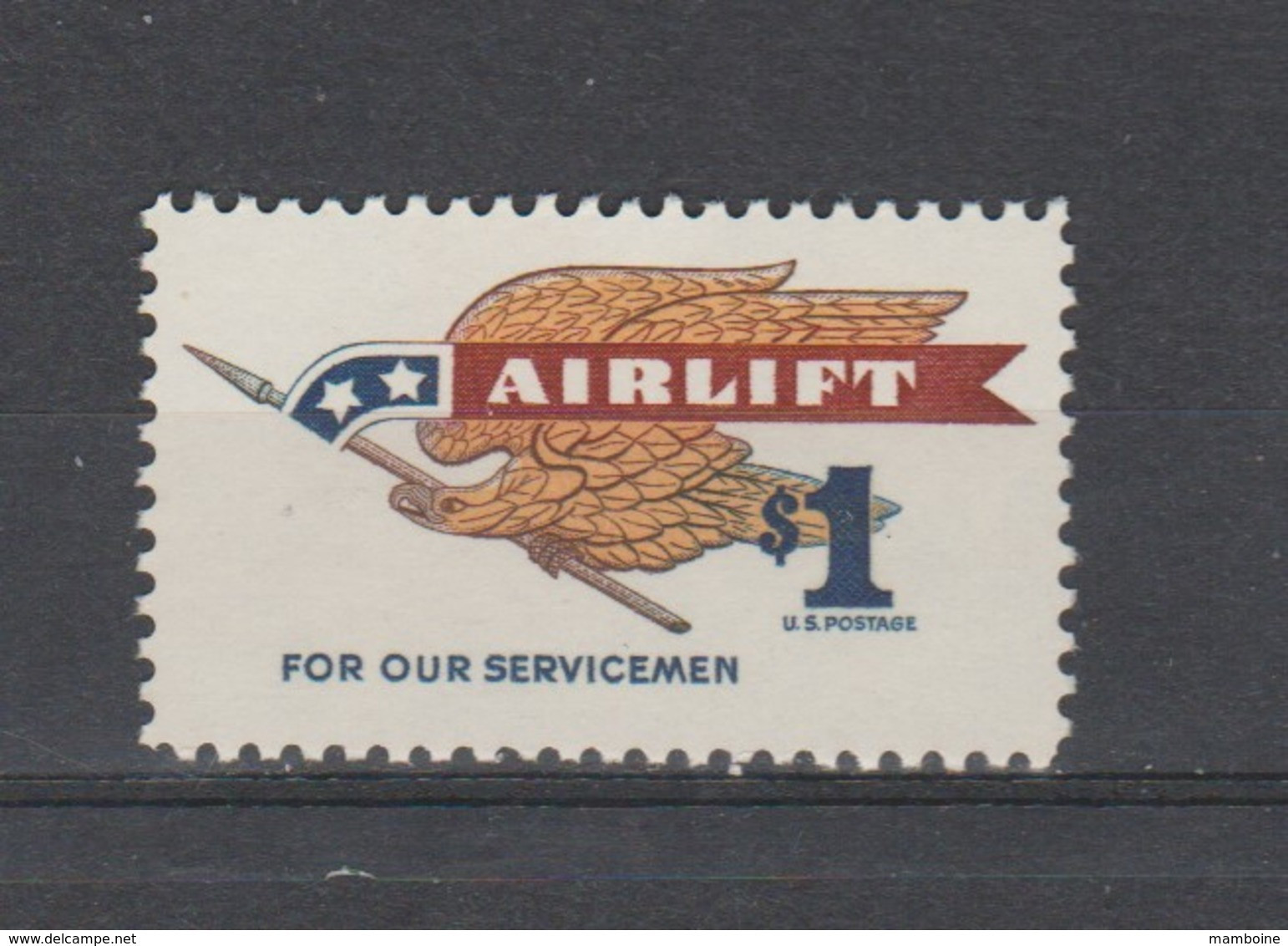 USA   1968  Aérien N°68  Neuf X X  Colis Militaire - 3b. 1961-... Nuevos