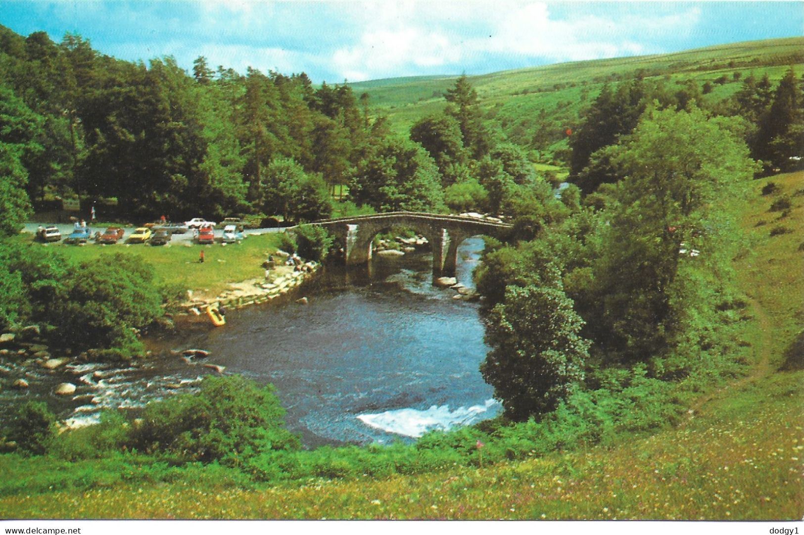 HUCCABY BRIDGE, DARTMOOR, DEVON, ENGLAND. UNUSED POSTCARD   Wt2 - Dartmoor