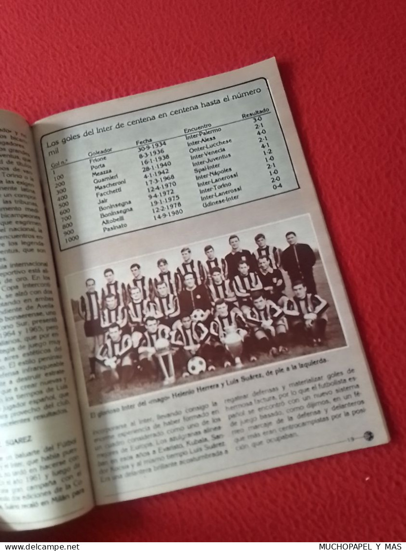 ANTIGUA REVISTA MAGAZINE FÚTBOL 24 SELECCIONES DE ORO ESPAÑA 82 Nº 8 ITALIA PAOLO ROSSI CALCIO...ETC ITALY..NARANJITO... - [4] Themes