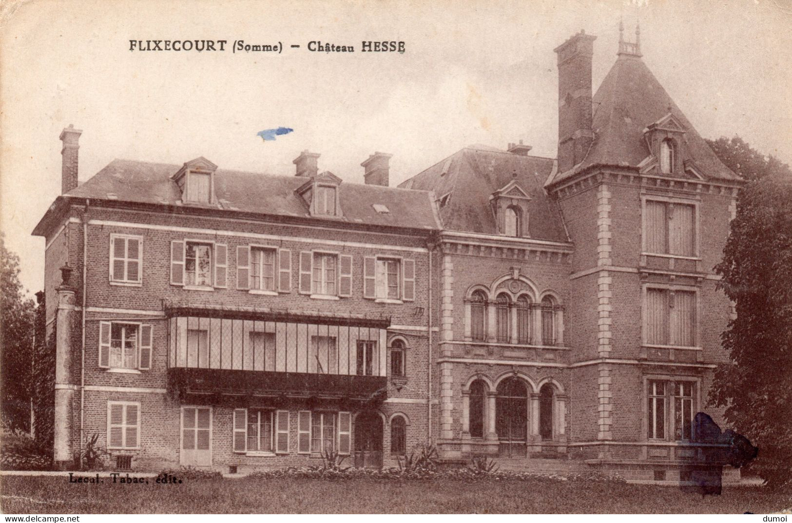 FLIXECOURT  (Somme)  -  Château HESSE - Flixecourt