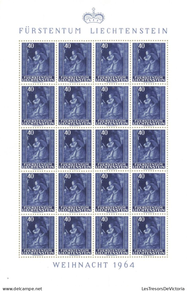 Liechtenstein - Bloc MNH ** - 1964 - Weihnacht 40 - Bleu - Nuovi