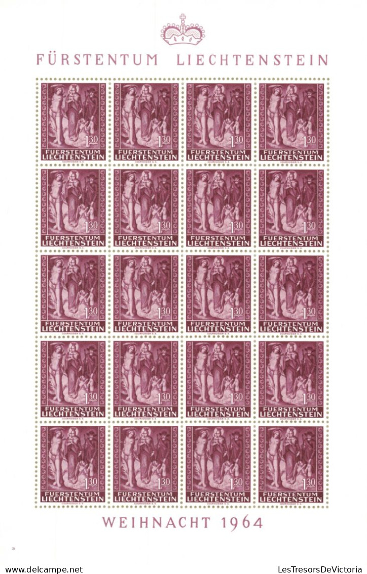 Liechtenstein - Bloc MNH ** - 1964 - Weihnacht 1,30 - Bordeau - Nuovi