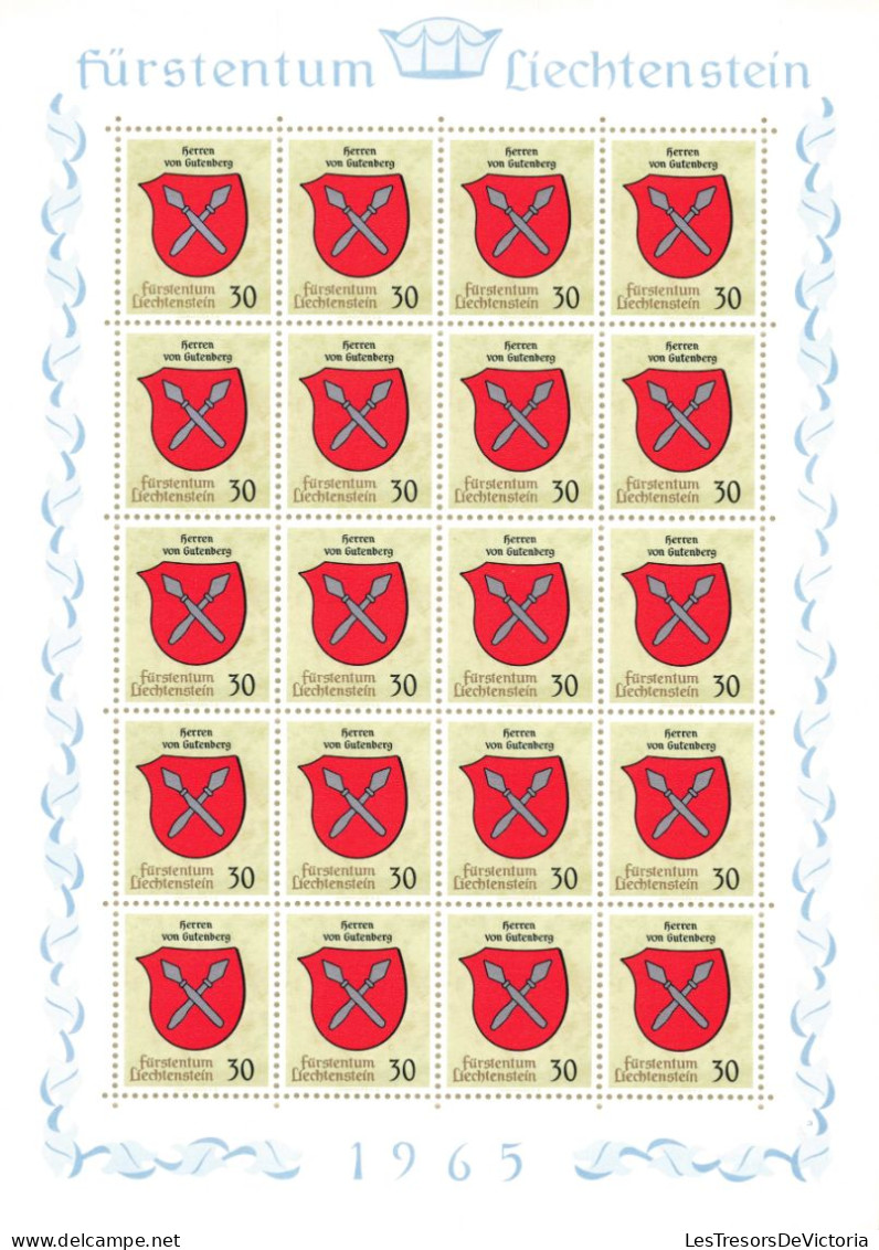 Liechtenstein - Bloc MNH ** - 1965 - Herren  Von Guteenberg 30 - Nuovi