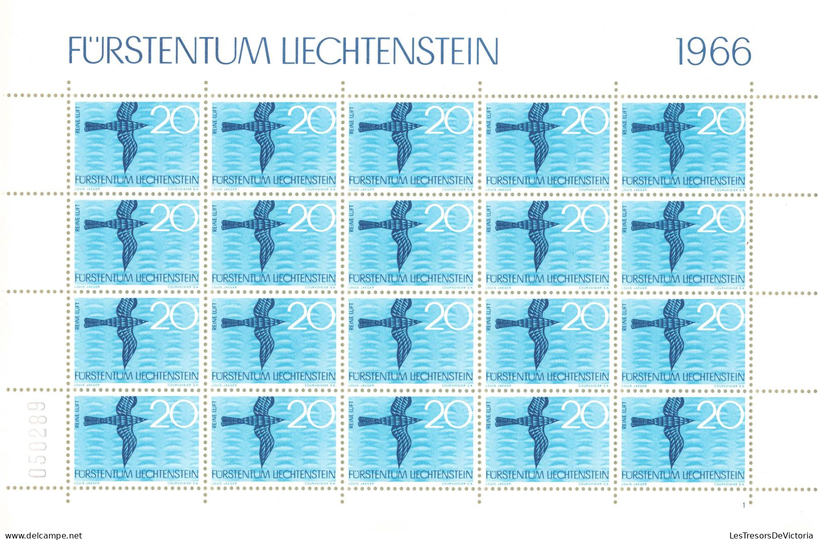 Liechtenstein - Bloc MNH ** - 1966 - Reine Luft 20 - Nuovi