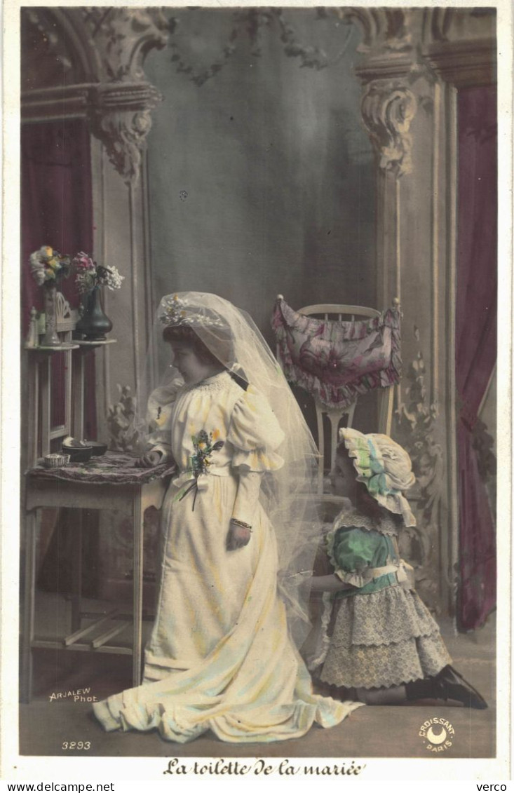 Carte POSTALE  Ancienne De NOCES - Toilette De La Mariées - Noces