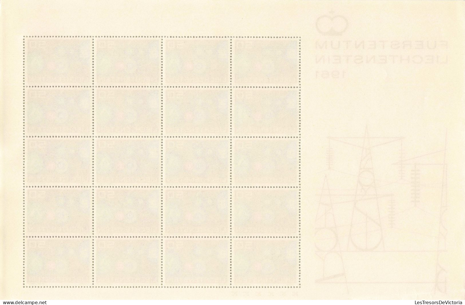 Liechtenstein - Bloc MNH ** - 1961 - Euraopa 50 - Unused Stamps