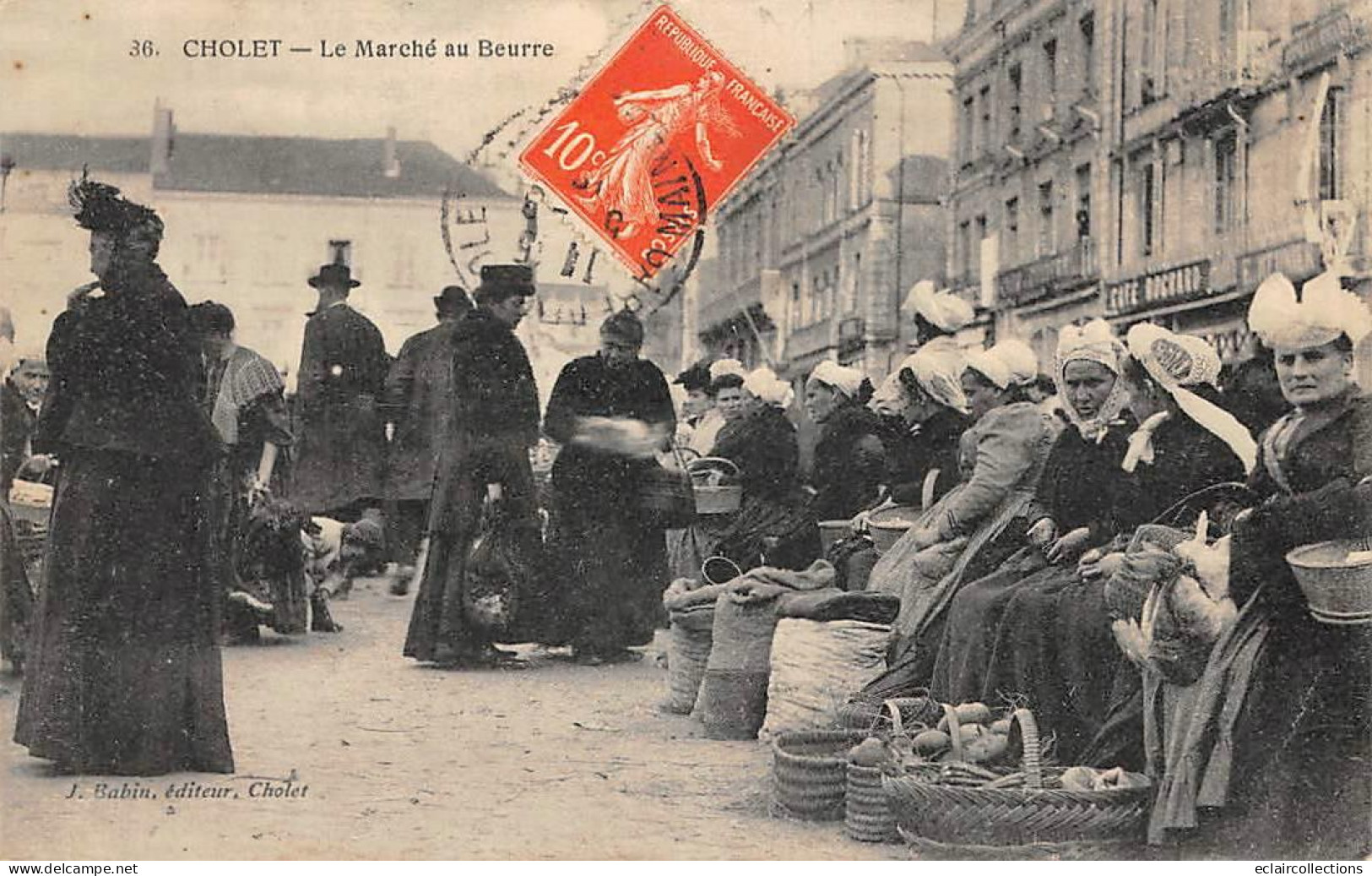 Cholet         49          Les Marchés  .. Le  Marché Au Beurre       N° 36    (Voir Scan) - Cholet