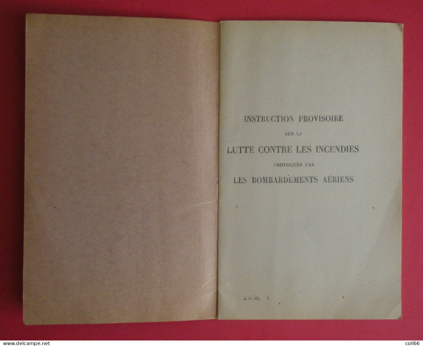 Ww2 Instruction Provisoire 1939  Défense Passive Abri Bombardements Aériens Abris Ministère Défense & Guerre - 1939-45