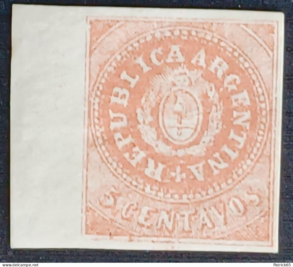 Argentinié Jaar 1862 Yvert Nr.5 Ongetand/imperf  MNH--Postfris--Unused - Unused Stamps