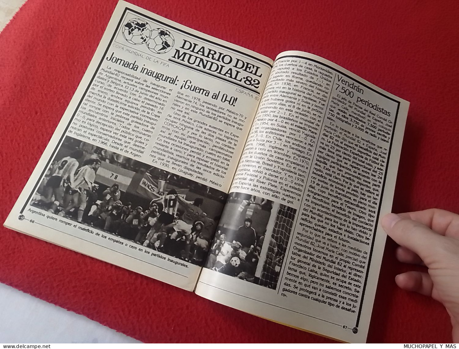 ANTIGUA REVISTA MAGAZINE FÚTBOL 24 SELECCIONES DE ORO ESPAÑA 82 Nº 9 ESCOCIA SCOTLAND DALGHISH..JOCK STEIN ETC..FOOTBALL