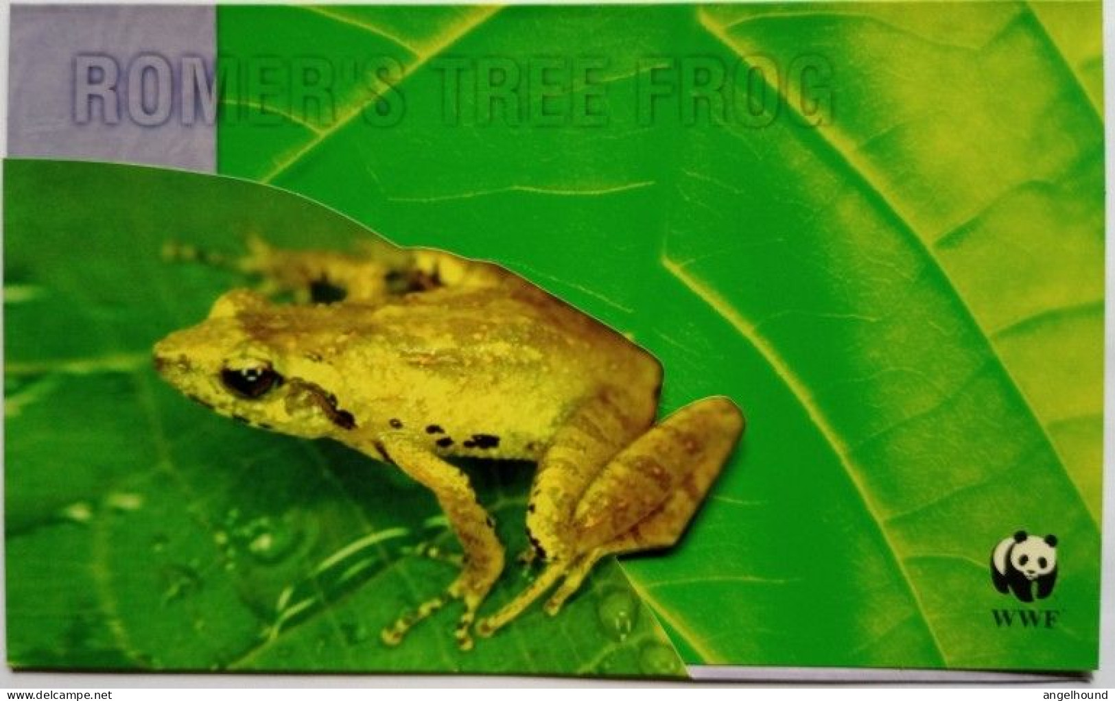 Hongkong MINT 50 " WWF  Romers Tree Frog ( With Folder ) " - Hongkong