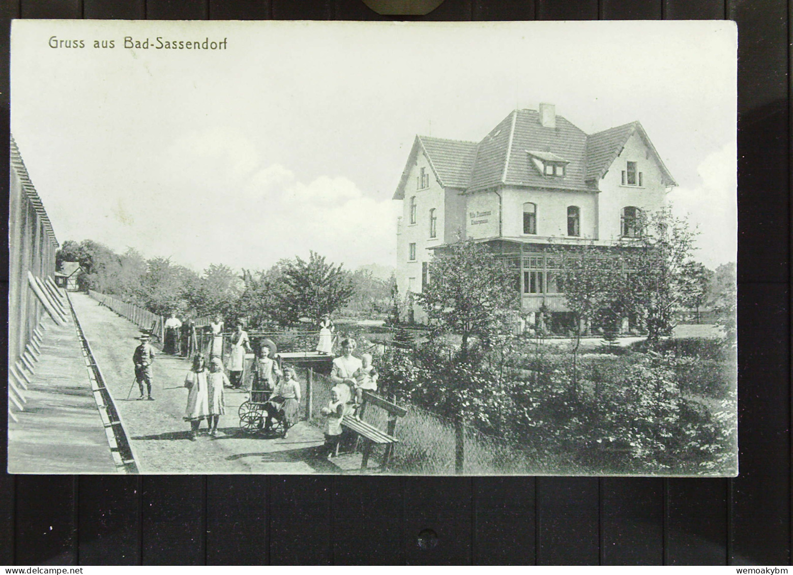 DR: Ansichtskarte "Gruss Aus  Bad Sassendorf" Vom 21.08.1909 Mit 5 Pf Germania Nach Krummhübel/Riesengebirge Knr: 85 - Bad Sassendorf