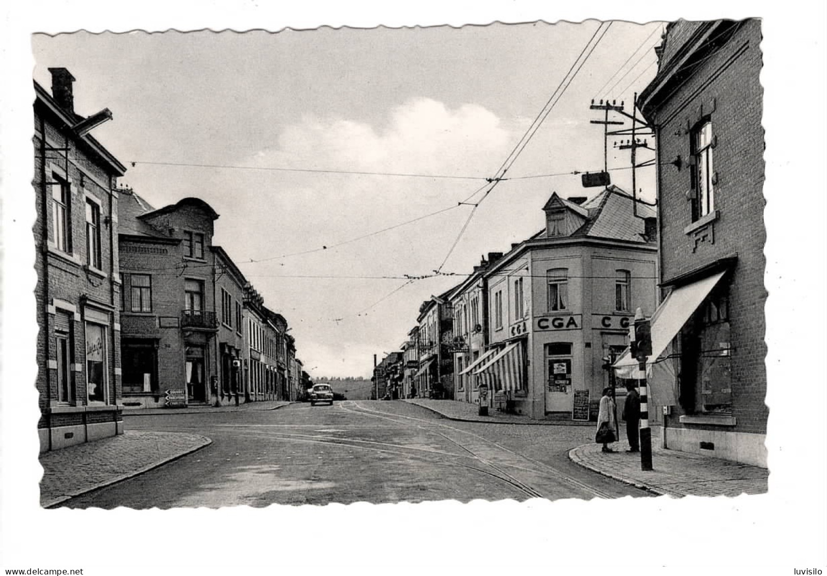 Trazegnies Carrefour Rue Delval - Courcelles