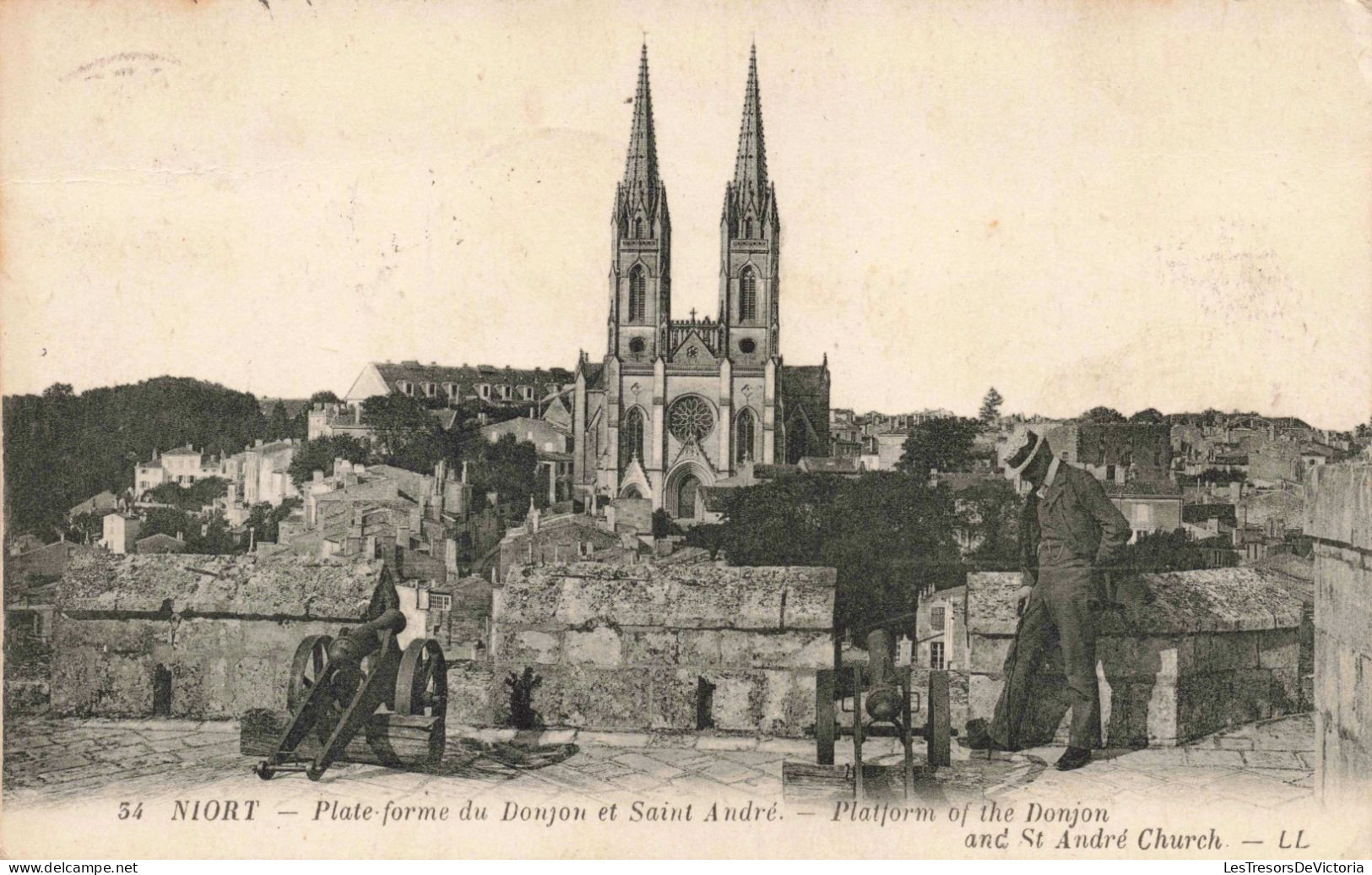 FRANCE - Niort - Plateforme Du Donjon Et Saint André - LL - Carte Postale Ancienne - Niort