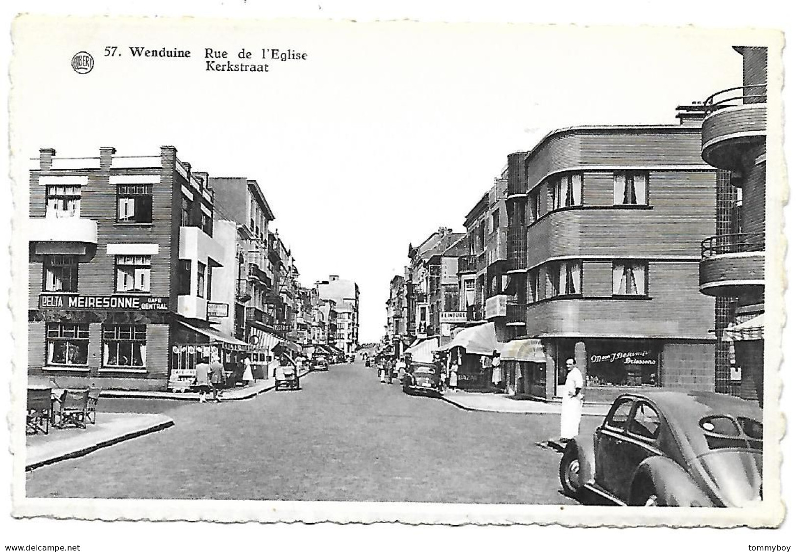 CPA Wenduine, Rue De L'Eglise - Wenduine