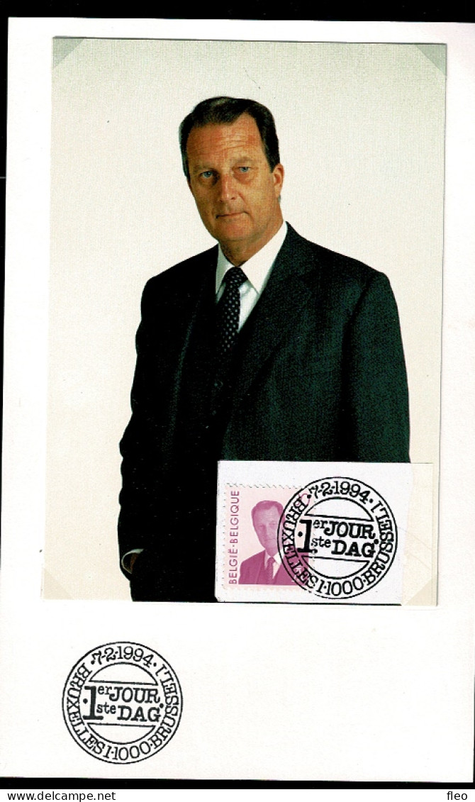 1994 2536 FDC MOOIE/BELLE Maxicard (Brux/Brus) : " Albert II " - 1991-2000