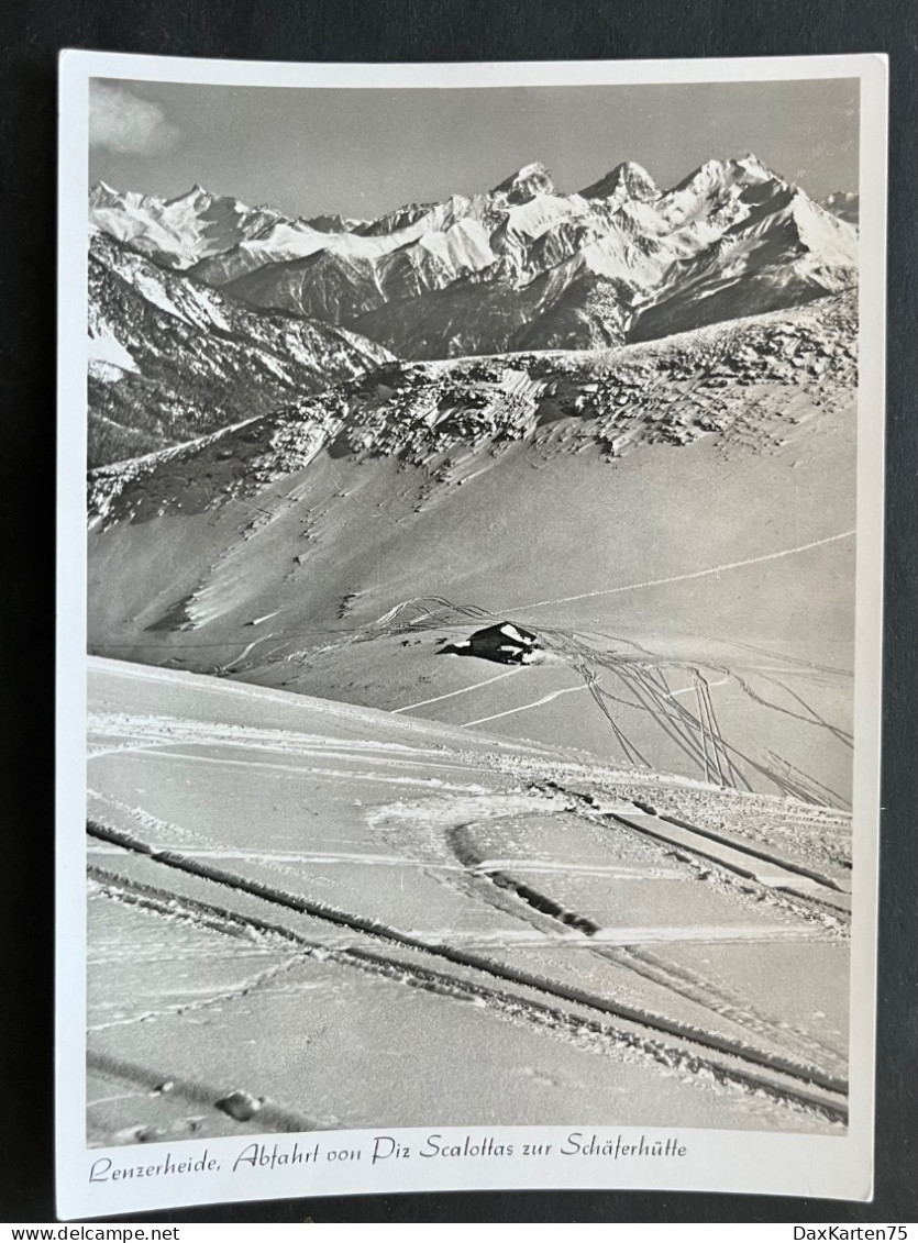 Lenzerheide. Abfahrt Von Piz Scalollas Zur Schäferhütte - Lantsch/Lenz