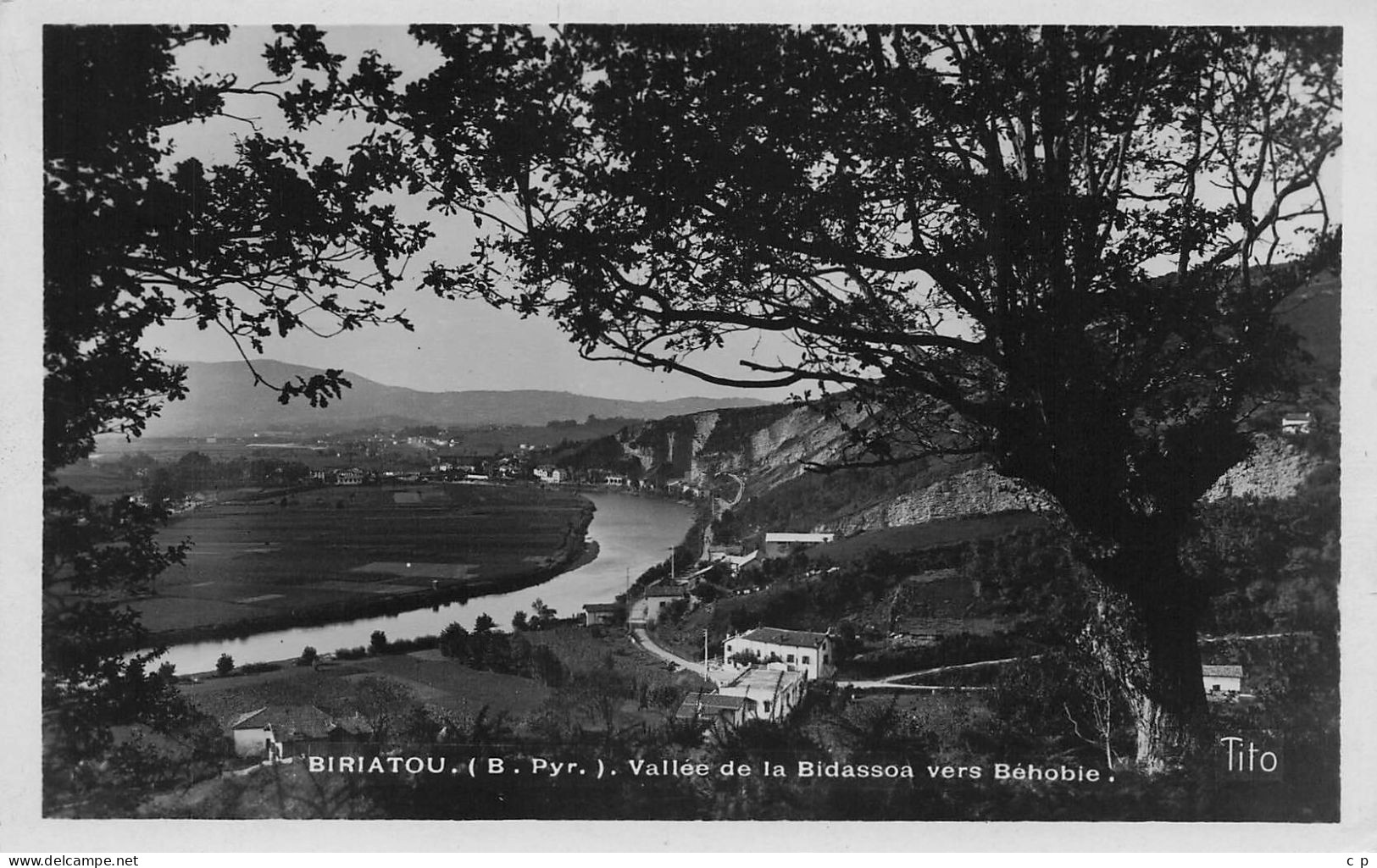 Biriatou - Vallée De La Bidaossa Vers Behobie   - CPSM°J - Biriatou