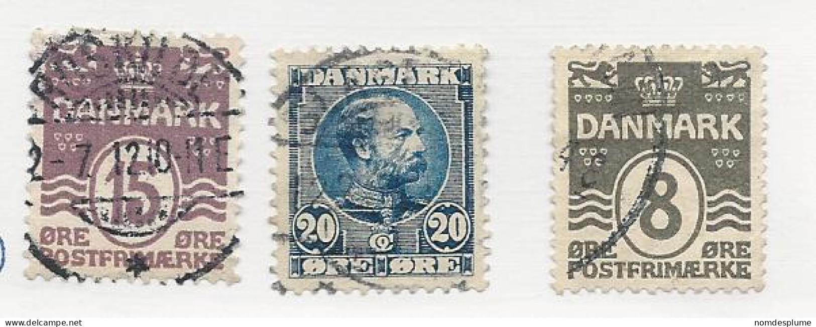 23929 ) Denmark Collection  Postmark Cancel - Used Stamps